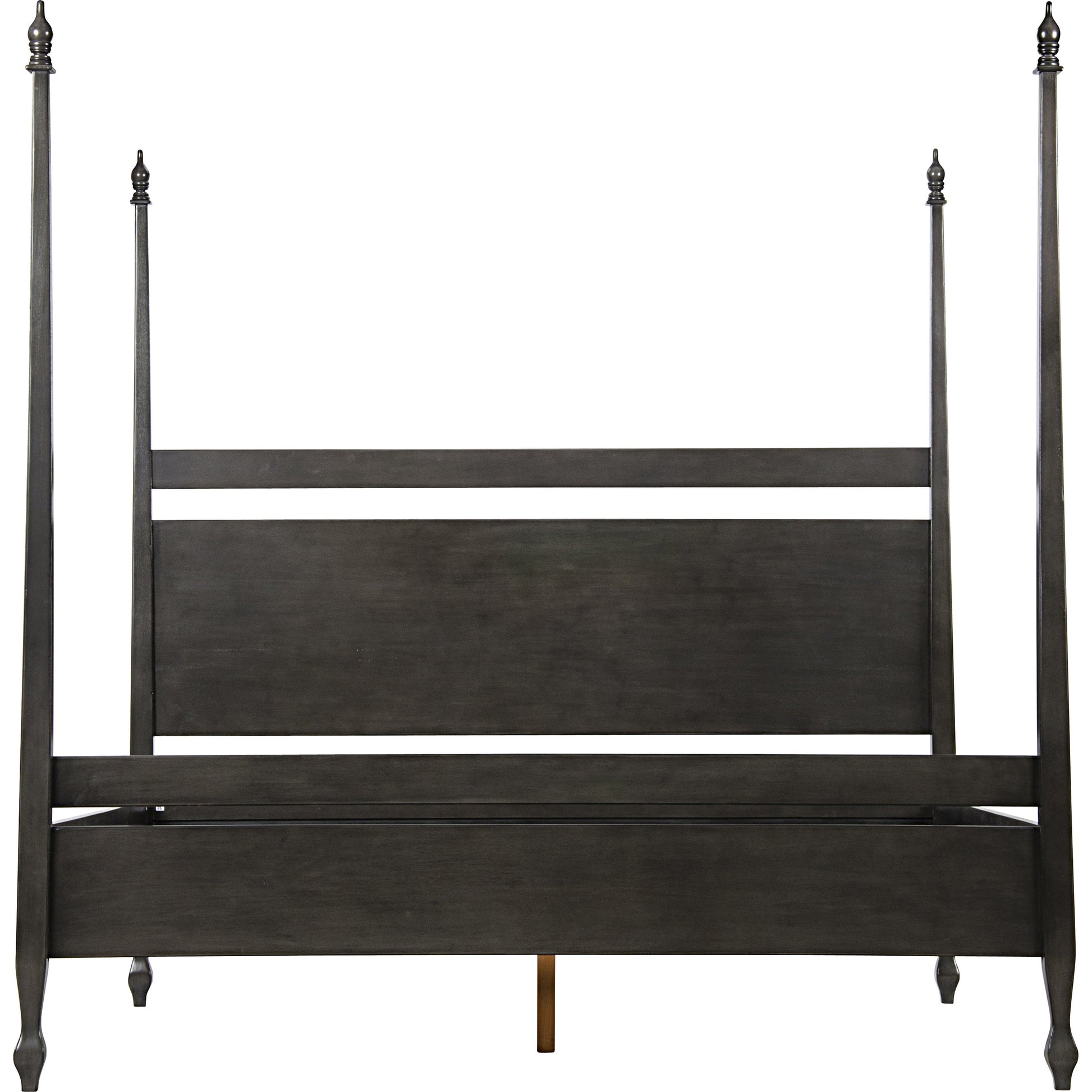 Venice Bed by Noir in hand rubbed black. Made from mahogany in a transitional style.