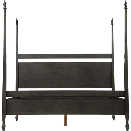 Venice Bed by Noir in pale. Made from mahogany in a transitional style.