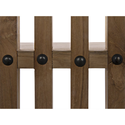 Opal Bookcase by Noir in teak. Made from unique in a modern style.