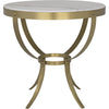 Bianco Crown Marble, Antique Brass