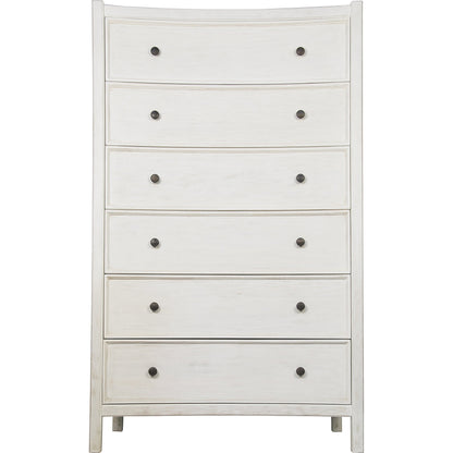 Hampton Tall Boy by Noir. Made from mahogany in a transitional style.