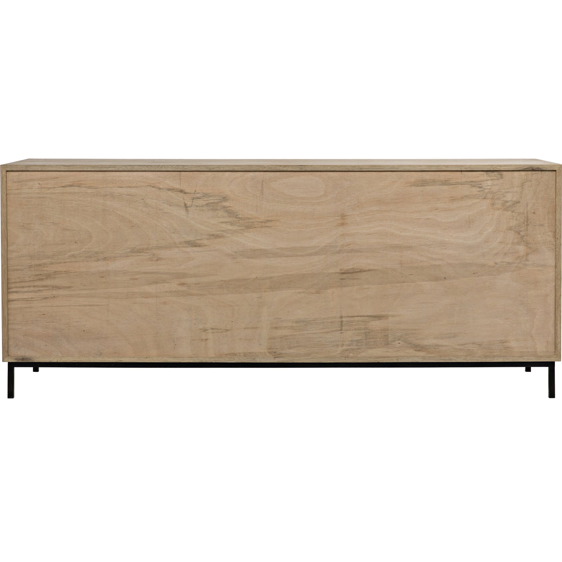 Herringbone Sideboard by Noir in washed walnut. Made from walnut, metal in a eclectic & global style.