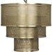Arena Pendant by Noir. Made from metal in a modern style.