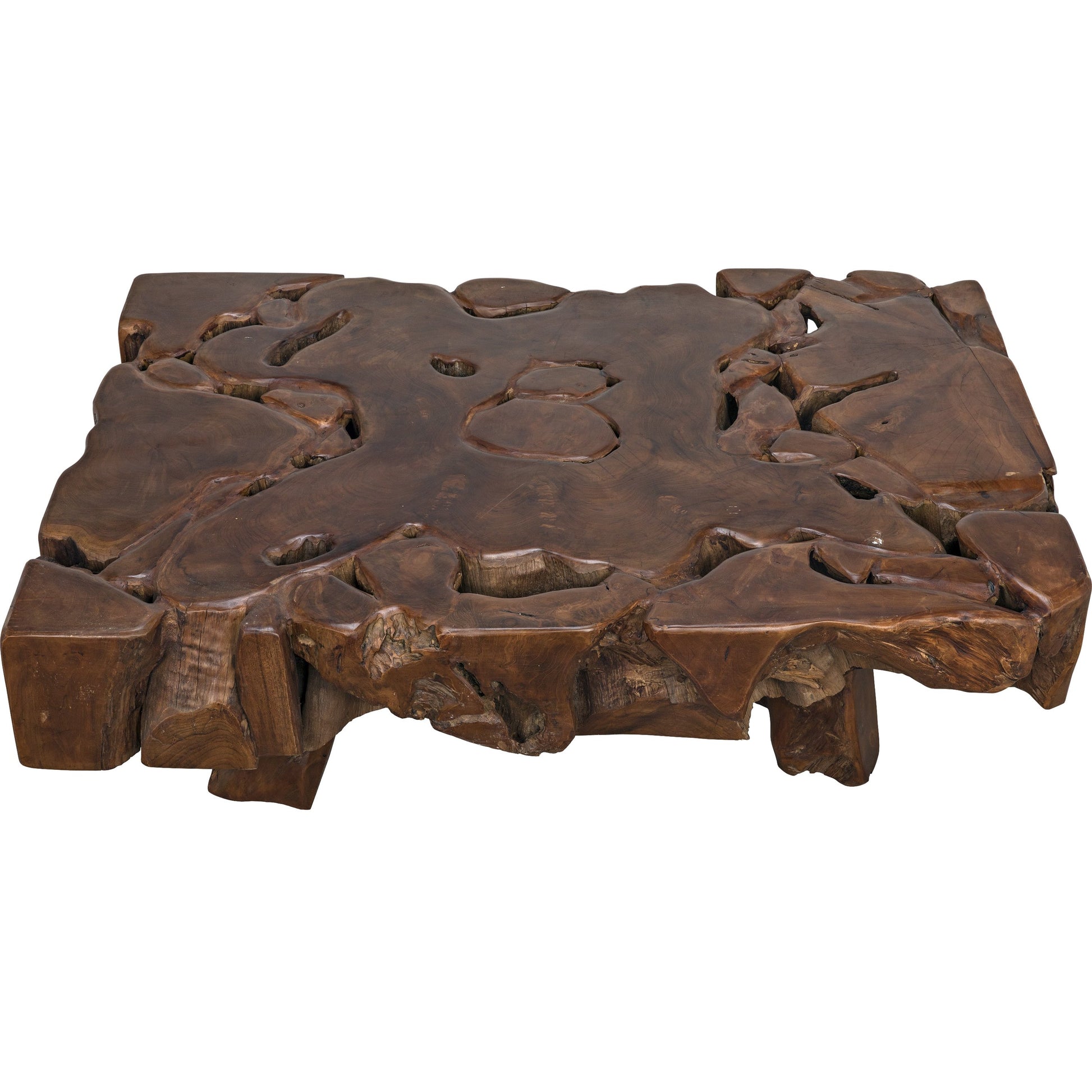 Teak Root Coffee Table by Noir in teak root. Made from teak root in a eclectic & global style.