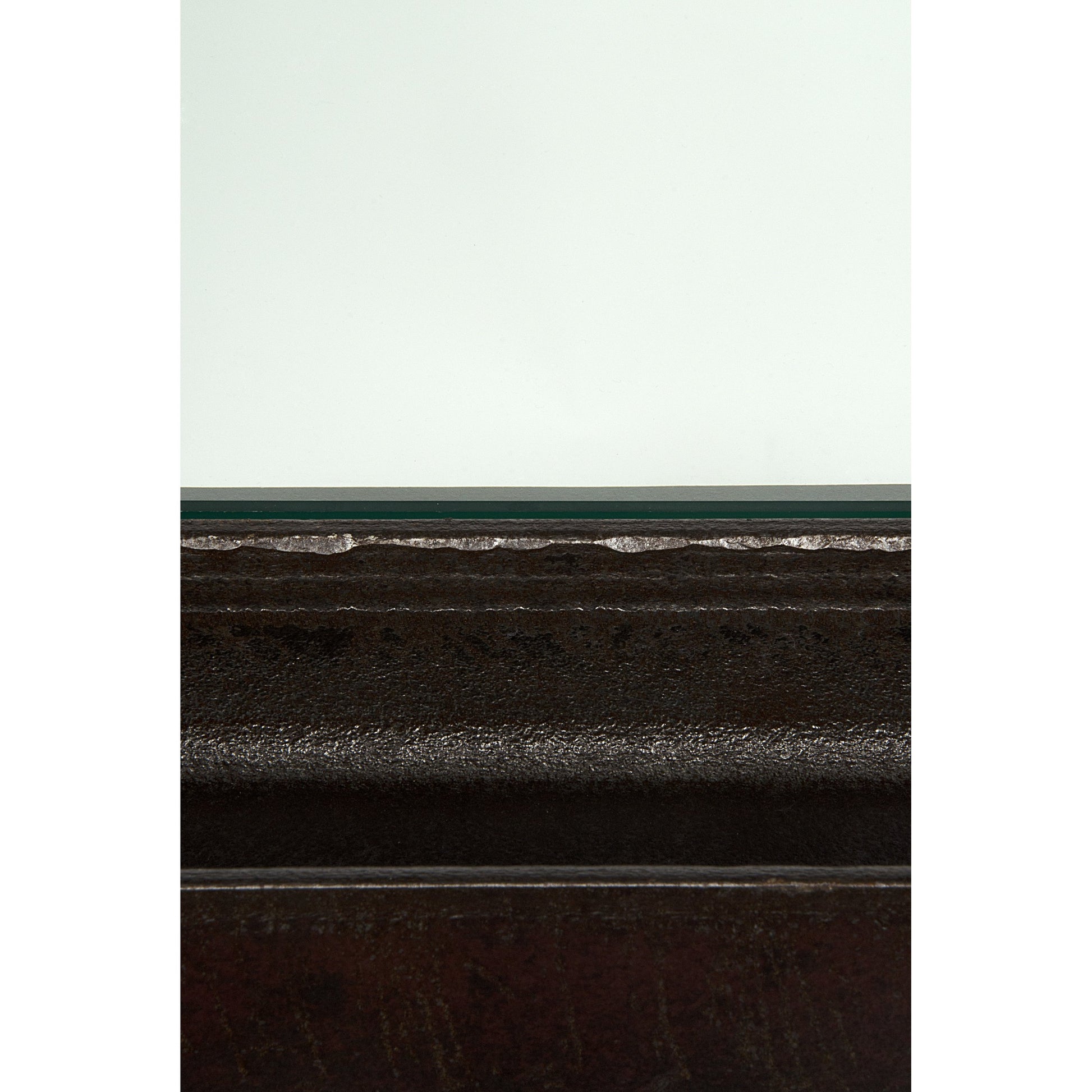 Structure Metal Desk by Noir in metal, glass. Made from metal, glass in a modern style.