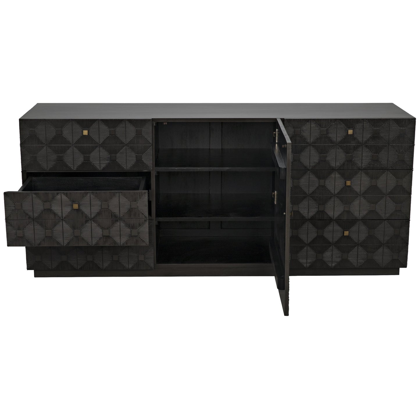 003 S-335034 | Additional Silo | Leon Dresser by Noir in pale. Made from mahogany in a eclectic & global style.