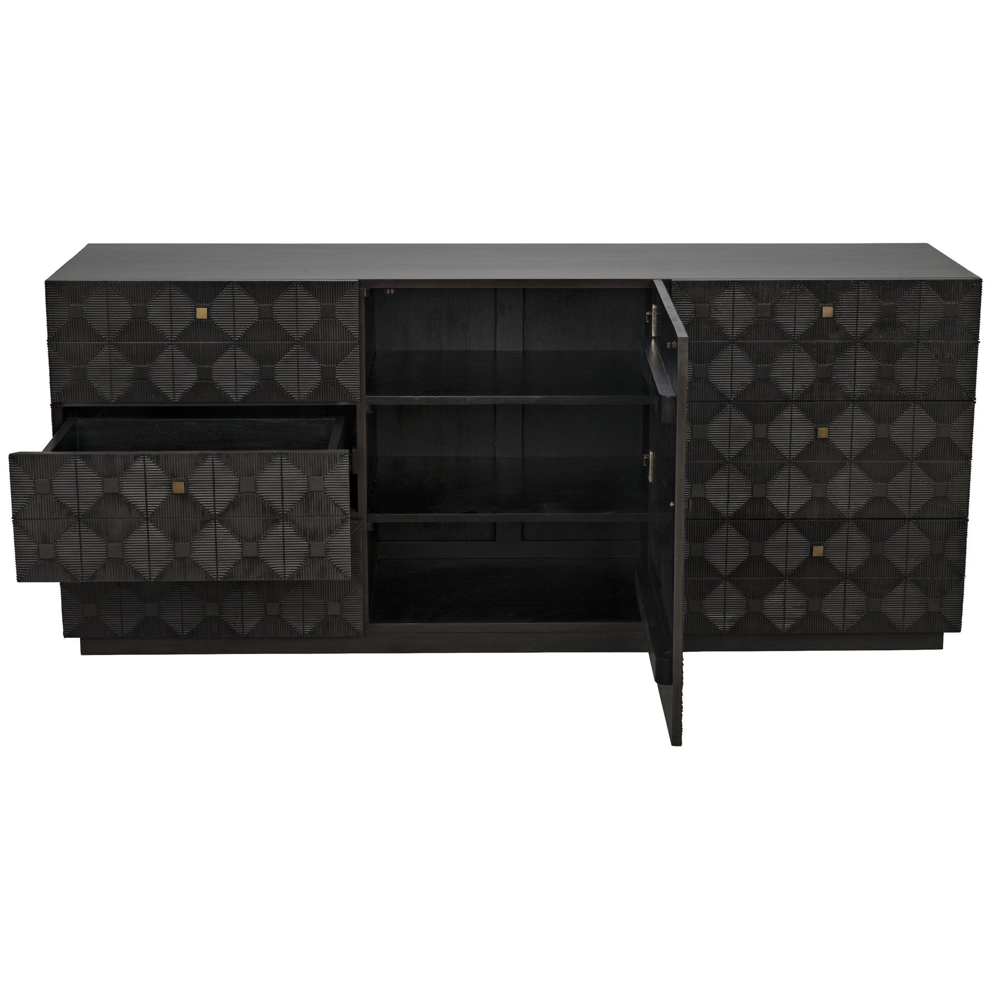 Leon Dresser by Noir in pale. Made from mahogany in a eclectic & global style.