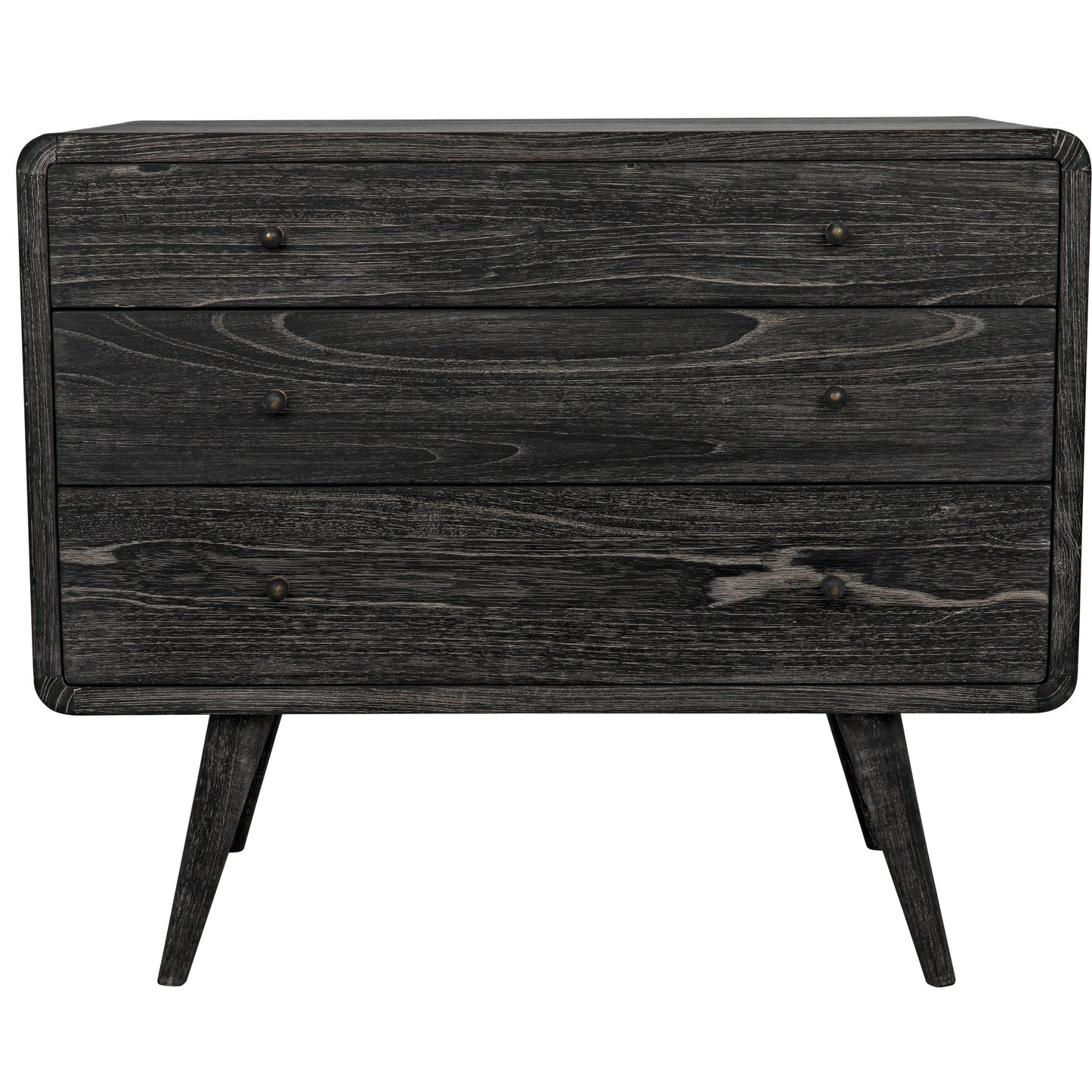 001 S-334402 | Additional Silo | Bart Chest by Noir in cinder black. Made from mindi in a modern style.