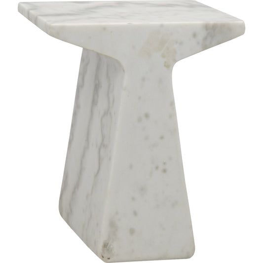 Finn Side Table by Noir in marble. Made from marble in a modern style.