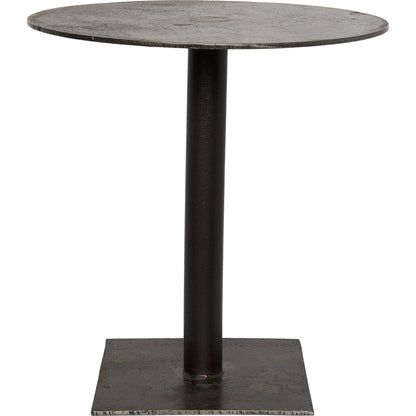 Mies Side Table by Noir in cast iron. Made from cast iron in a modern style.