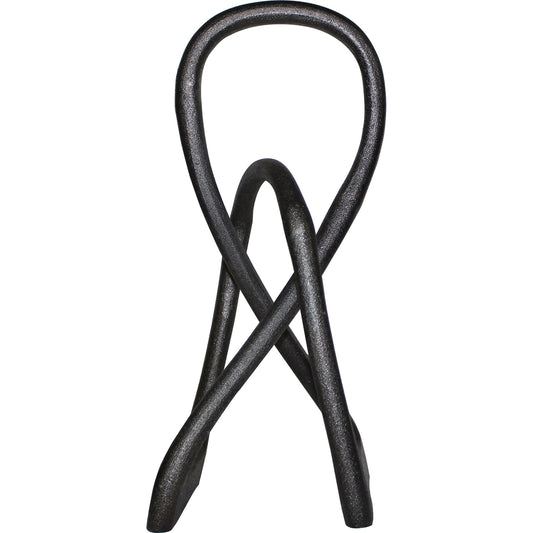 Knot Tabletop Decor by Moe's Home Collection in black and metallic finish. Made from aluminum in a modern style.