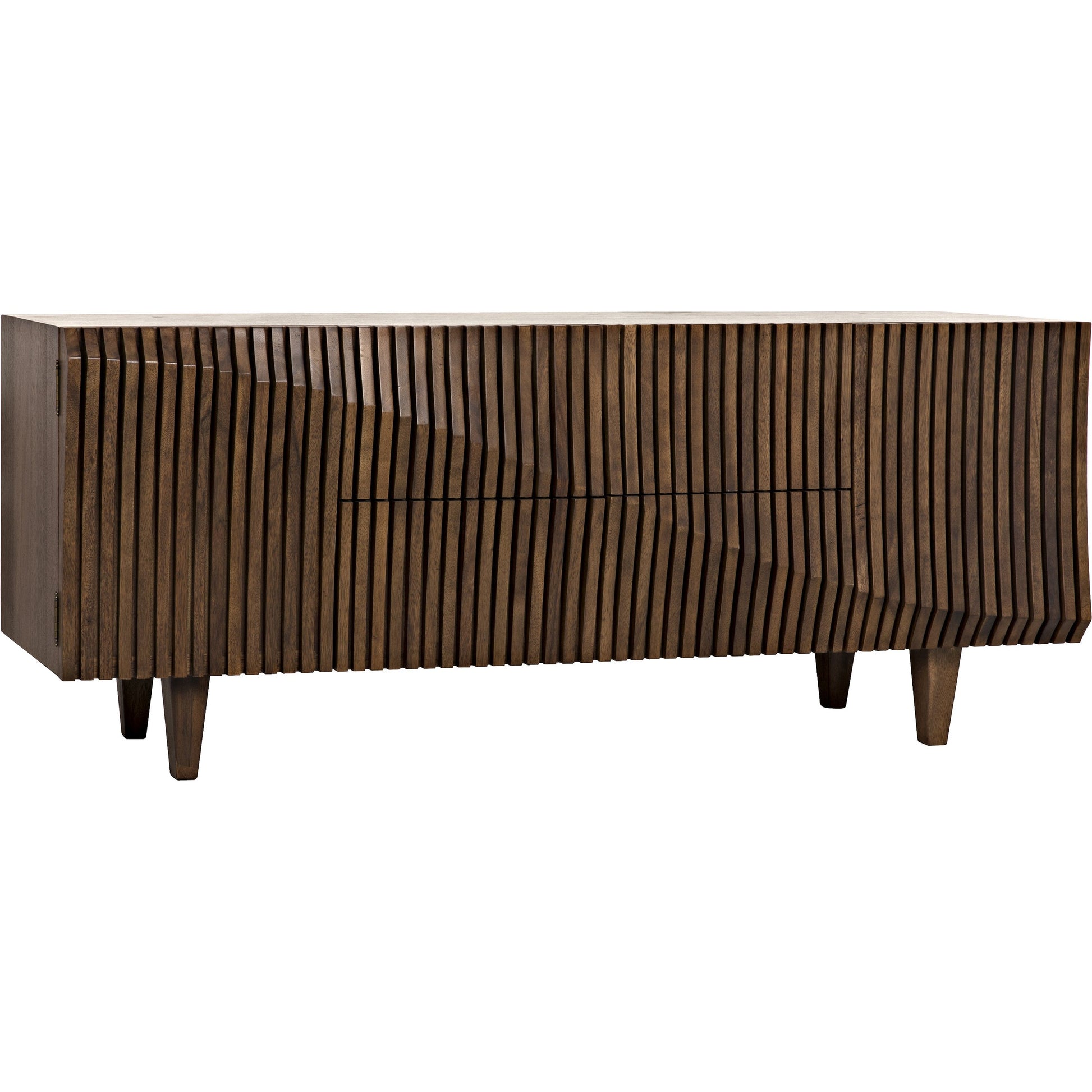 Jin-Ho Sideboard by Noir in dark walnut. Made from walnut in a modern style.