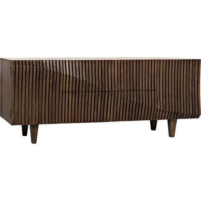Jin-Ho Sideboard by Noir in dark walnut. Made from walnut in a modern style.