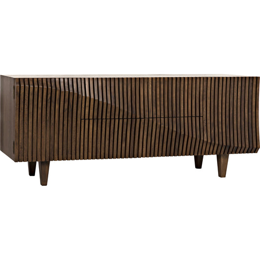 Jin-Ho Sideboard by Noir in dark walnut. Made from walnut in a modern style.