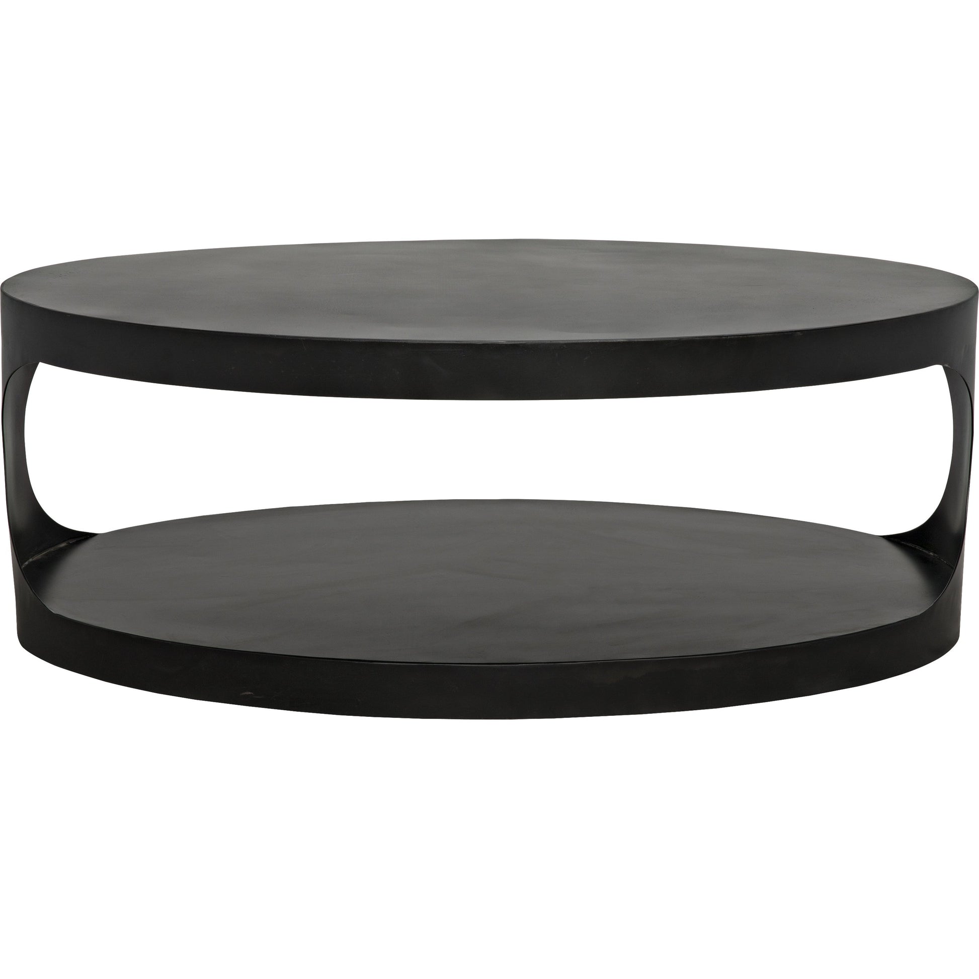 Eclipse Oval Coffee Table by Noir in metal. Made from metal in a modern style.