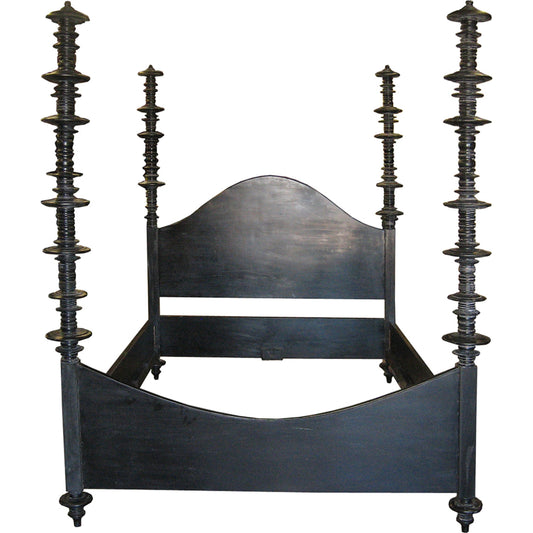 Ferret Bed by Noir. Made from mahogany in a traditional style.