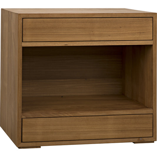 SL05 Side Table by Noir in gold teak. Made from teak in a modern style.