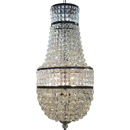 Anna Chandelier by Noir in metal, glass. Made from metal, glass in a modern style.