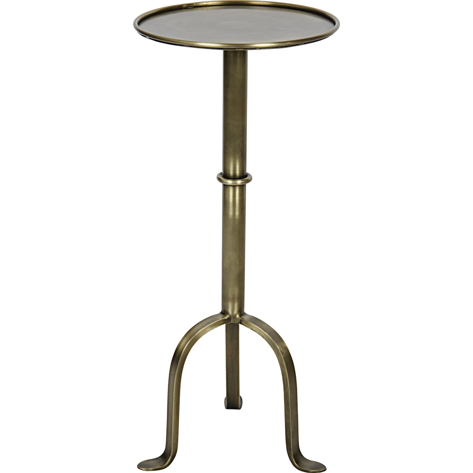 Tini Side Table by Noir. Made from metal in a transitional style.