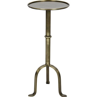 Tini Side Table by Noir. Made from metal in a transitional style.