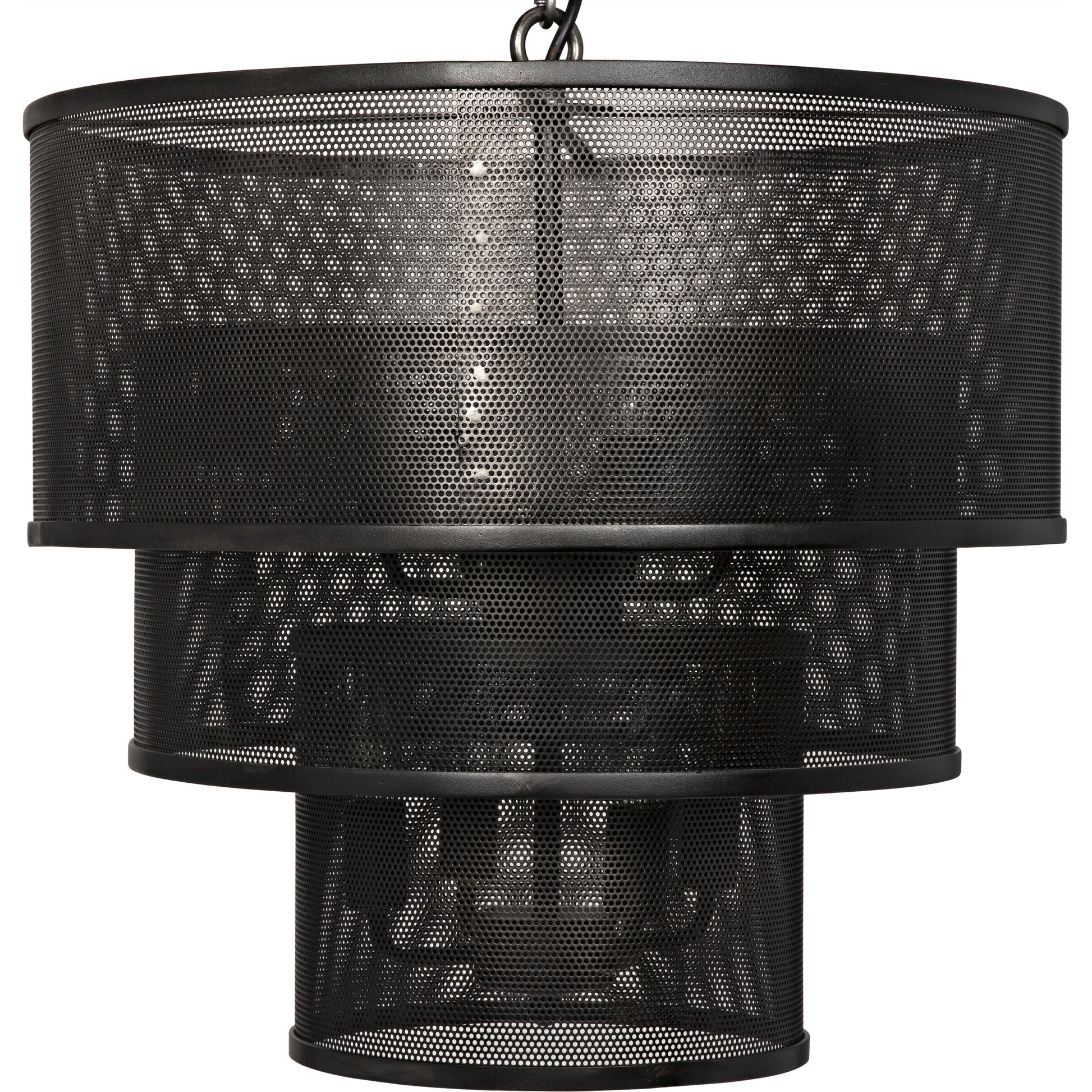 Arena Pendant by Noir. Made from metal in a modern style.