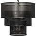 Arena Pendant by Noir. Made from metal in a modern style.