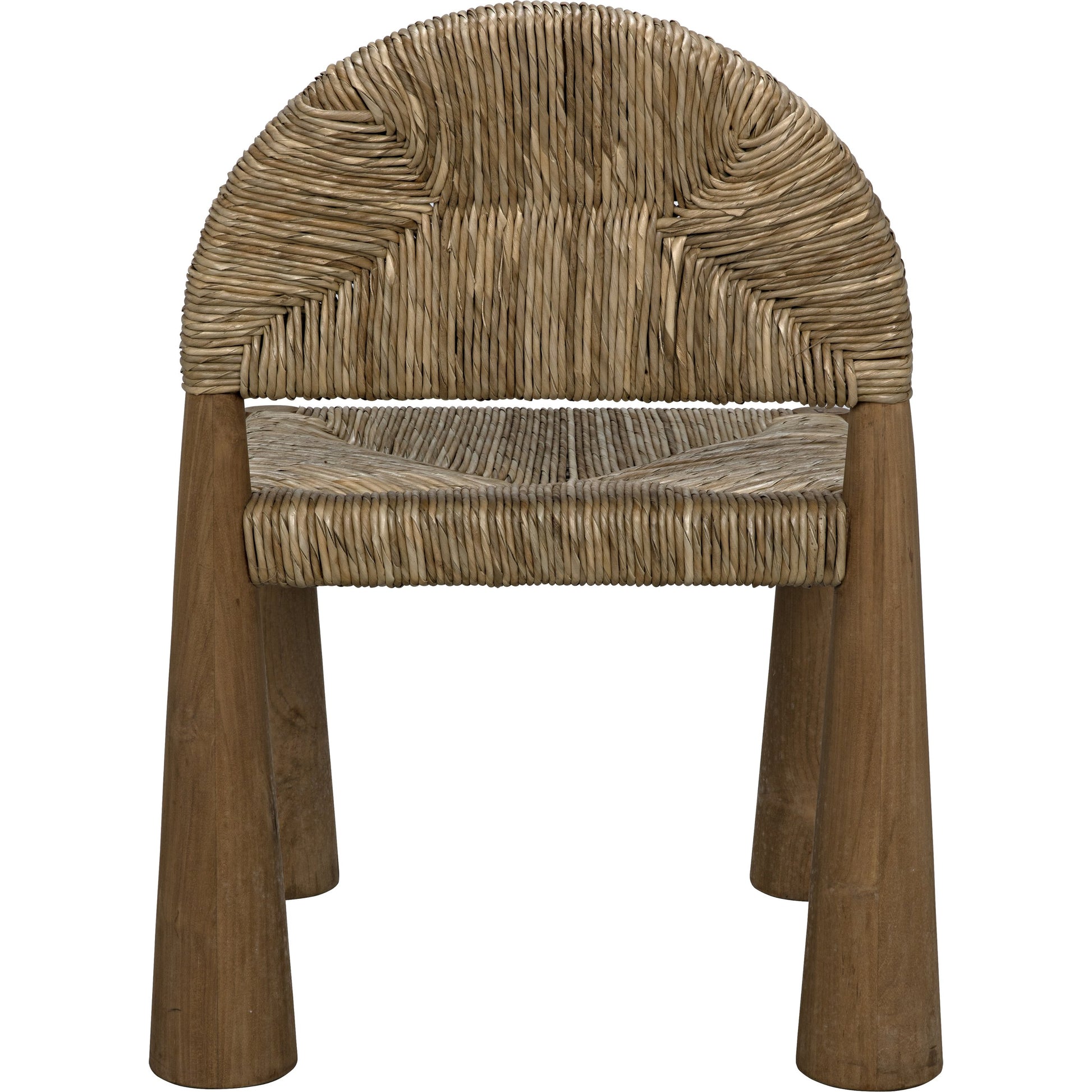 Laredo Chair by Noir in teak, rush. Made from teak, rush in a eclectic & global style.