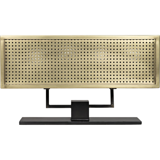 Apollo Table Lamp by Noir in antique brass. Made from metal in a modern style.