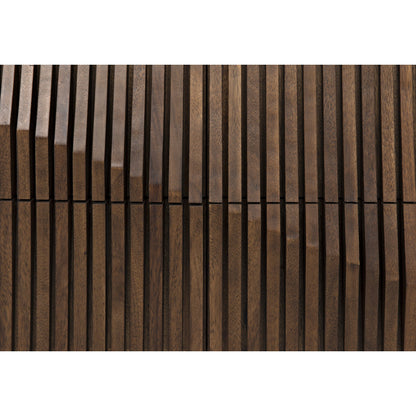Jin-Ho Sideboard by Noir in dark walnut. Made from walnut in a modern style.