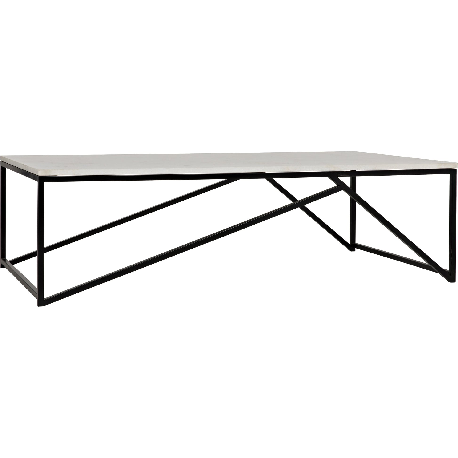 Molimo Coffee Table by Noir in metal, quartz. Made from metal, quartz in a modern style.