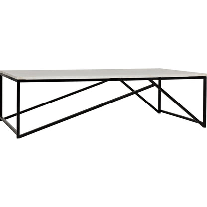 Molimo Coffee Table by Noir in metal, quartz. Made from metal, quartz in a modern style.
