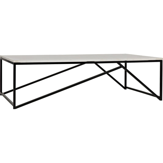 Molimo Coffee Table by Noir in metal, quartz. Made from metal, quartz in a modern style.