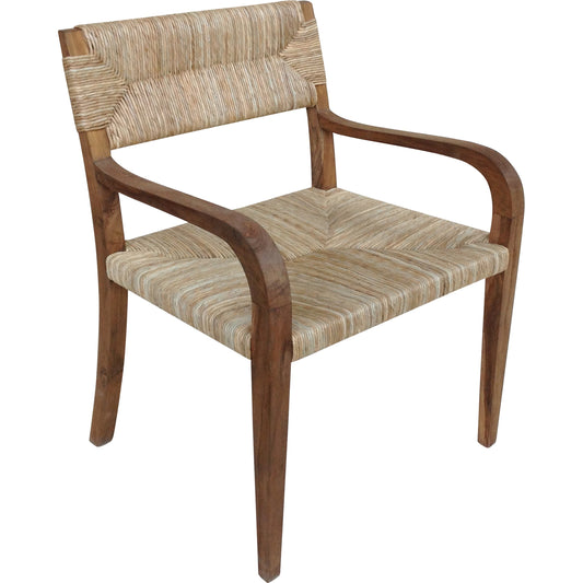 Bowie Arm Chair by Noir in teak. Made from teak in a transitional style.