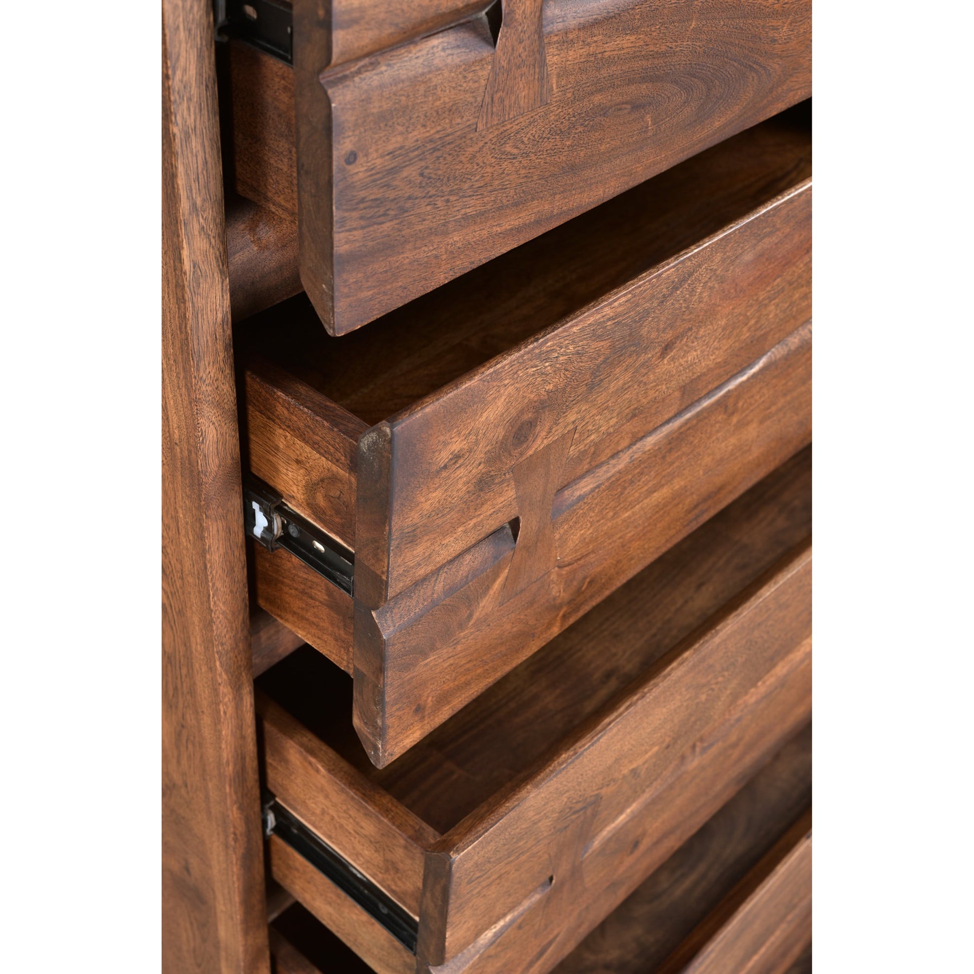 Madagascar Chest by Moe's Home Collection in brown. Made from solid acacia wood in a modern style.