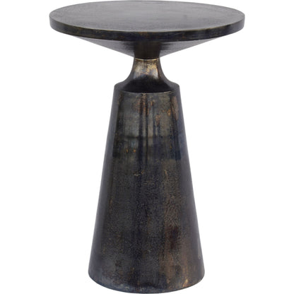 Sonja Accent Table by Moe's Home Collection in charcoal gray. Made from aluminum in a eclectic & global style.