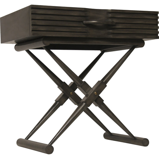 Zanta Side Table by Noir. Made from mahogany in a modern style.