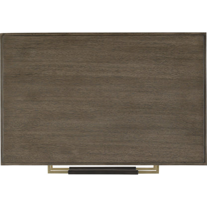 Verona Chanterelle Nightstand by Currey and Company in chanterelle, coffee, champagne. Made from mahogany, brass, iron in a transitional style.