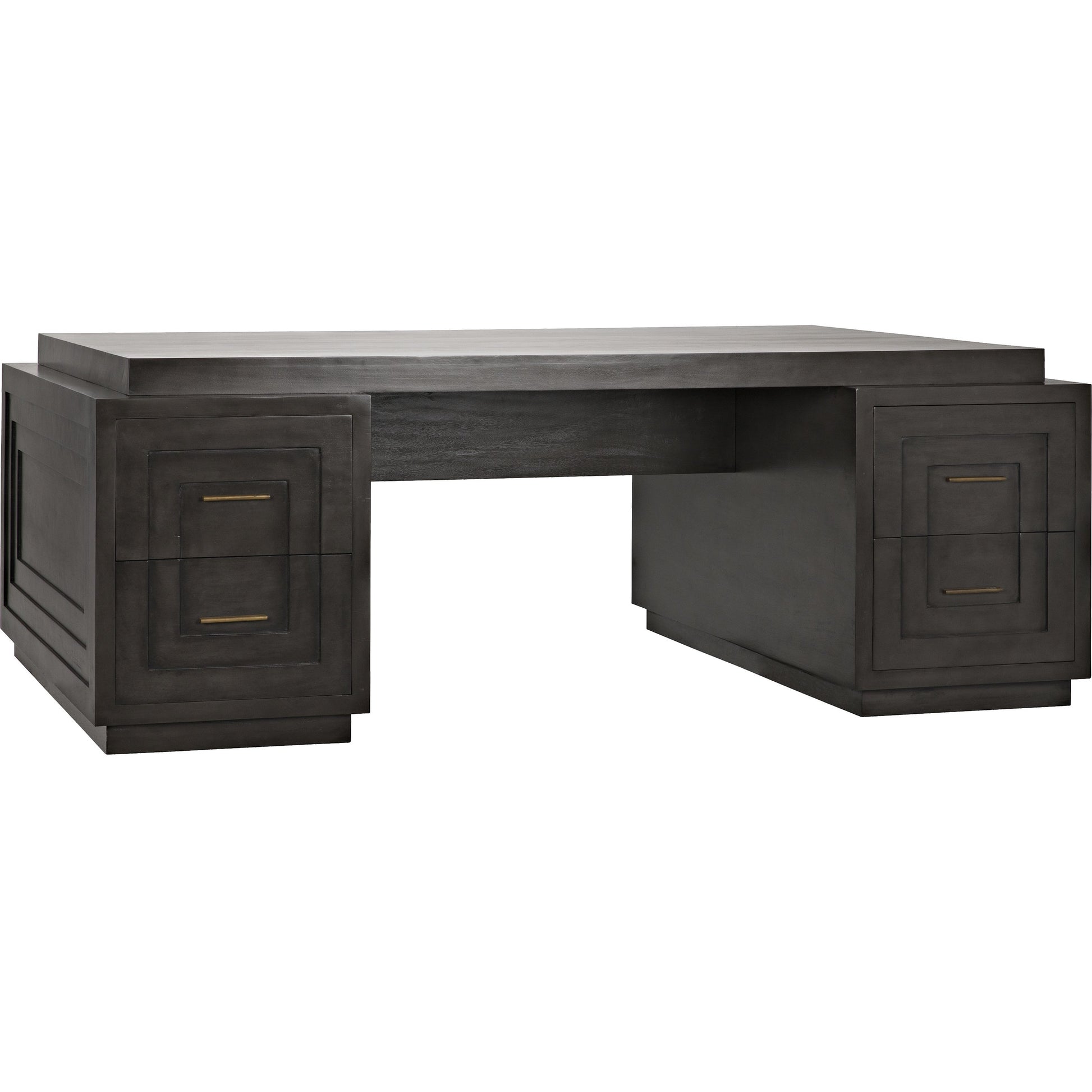 Mentor Desk by Noir in pale. Made from mahogany in a eclectic & global style.