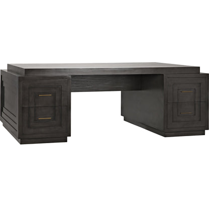 Mentor Desk by Noir in pale. Made from mahogany in a eclectic & global style.