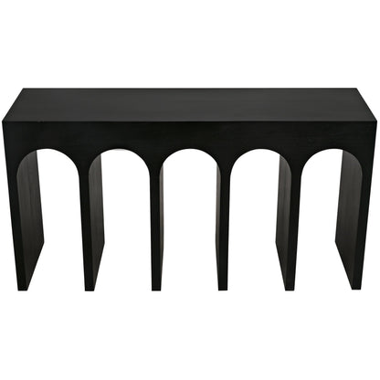Bridge Console by Noir. Made from mahogany in a modern style.