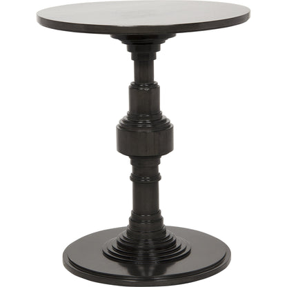 Apollo Side Table by Noir in pale. Made from mahogany in a transitional style.