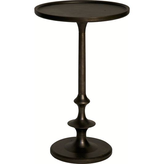 Terni Side Table by Noir in cast iron. Made from cast iron in a traditional style.