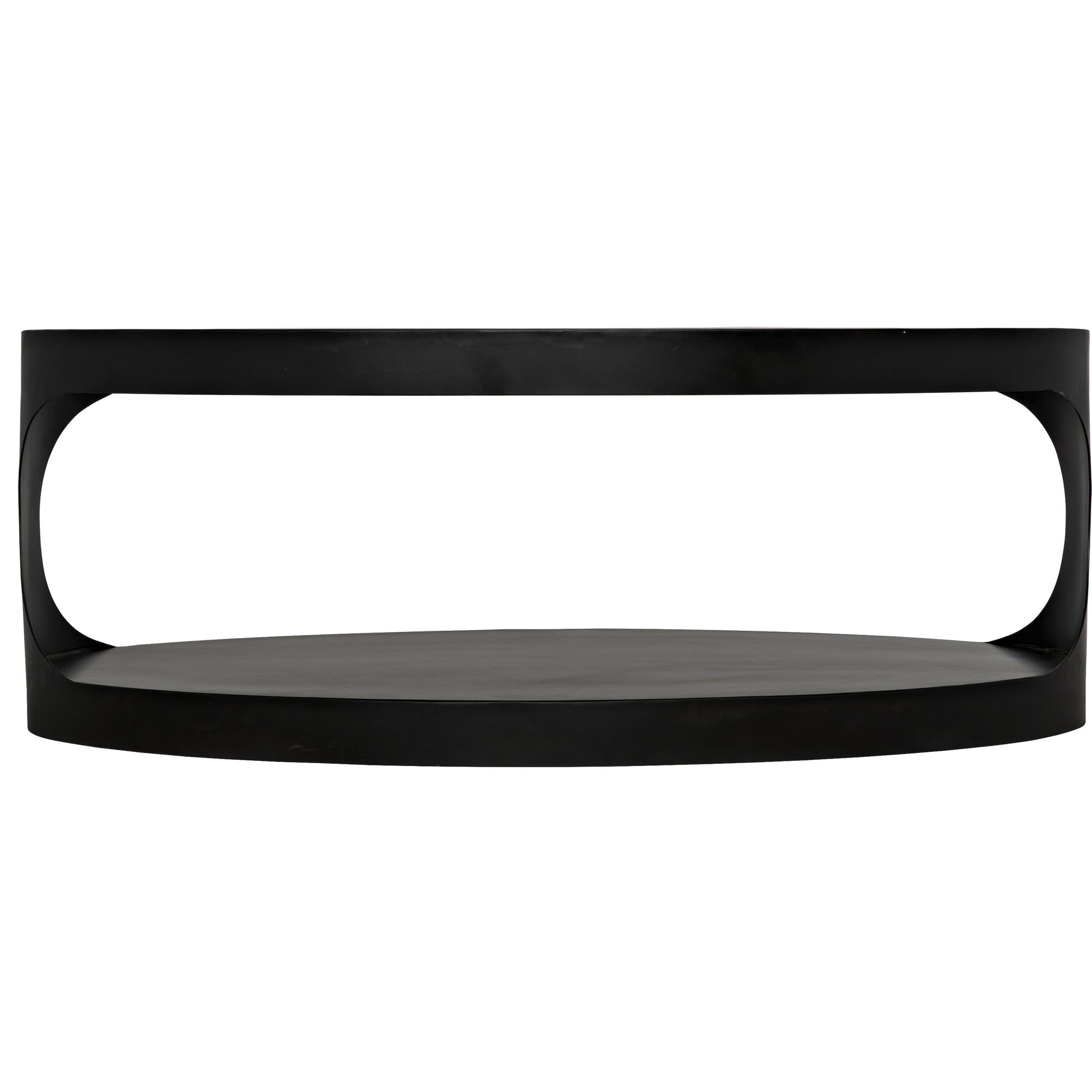 Eclipse Oval Coffee Table by Noir in metal. Made from metal in a modern style.