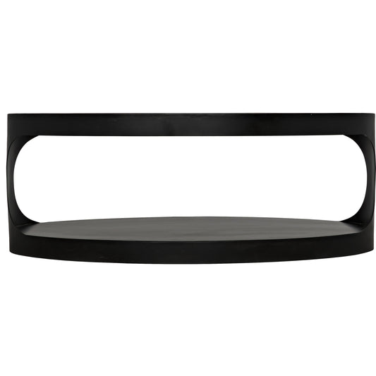 Eclipse Oval Coffee Table by Noir in metal. Made from metal in a modern style.