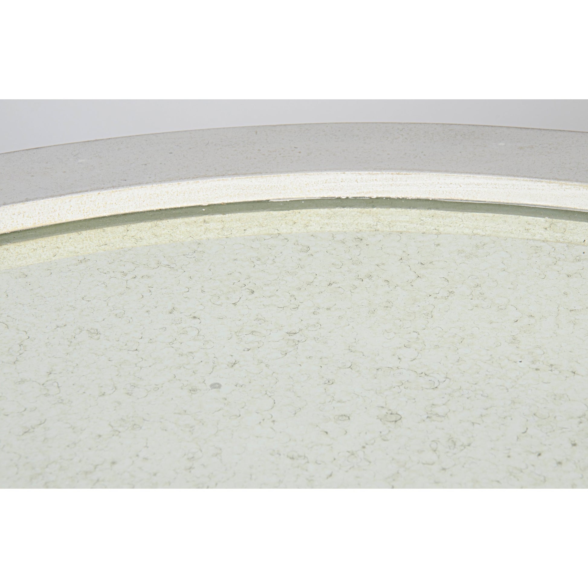 Imperial Side Table by Noir in white wash. Made from mahogany in a transitional style.