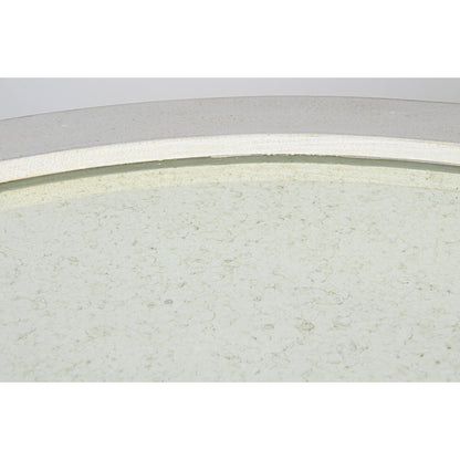 Imperial Side Table by Noir in white wash. Made from mahogany in a transitional style.