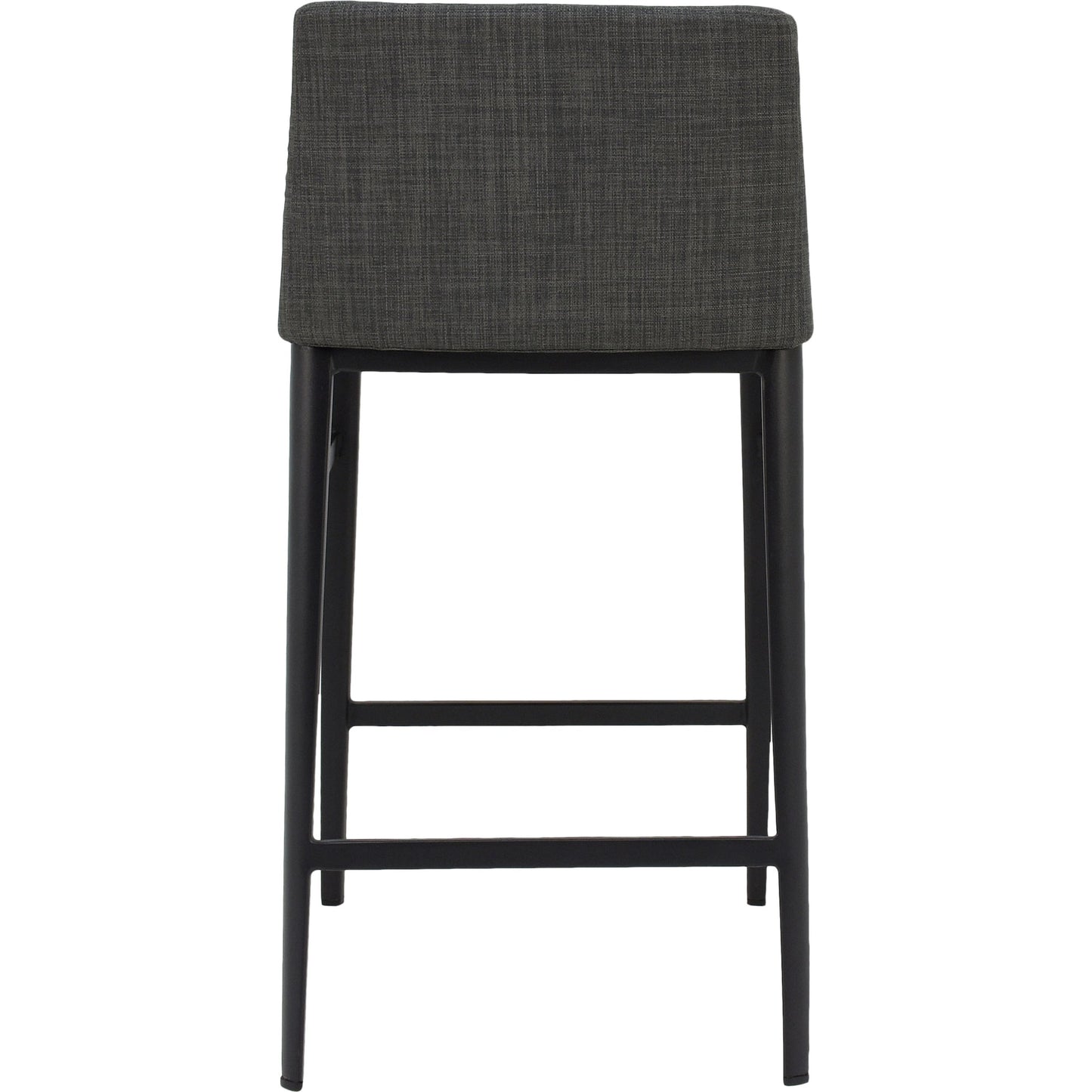 003 S-329408 | Additional Silo | Baron Counter Stool Charcoal by Moe's Home Collection in charcoal gray and powder coated. Made from upholstery: 100% polyester, upholstery foam, steel legs, plywood in a modern style.