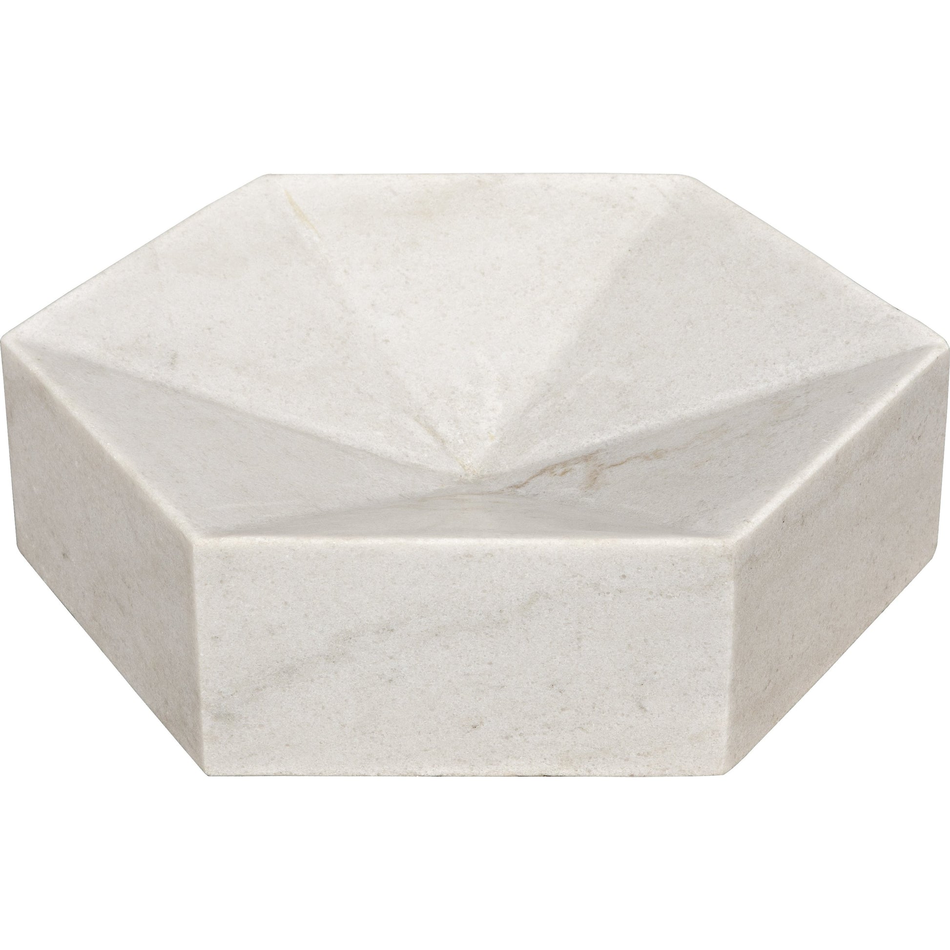 Conda Tray by Noir in white stone. Made from unique in a modern style.