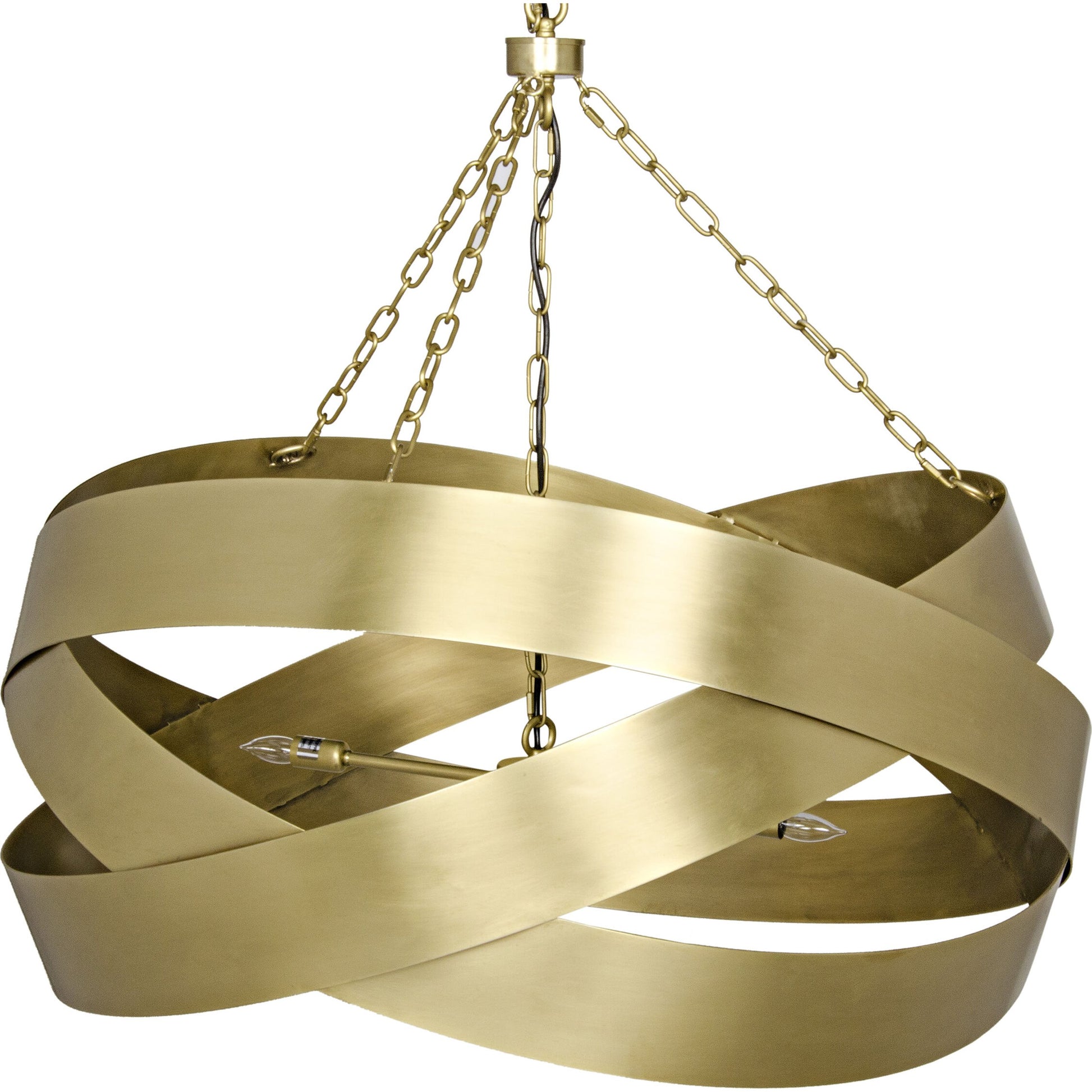 Orion Pendent by Noir in antique brass. Made from metal in a modern style.