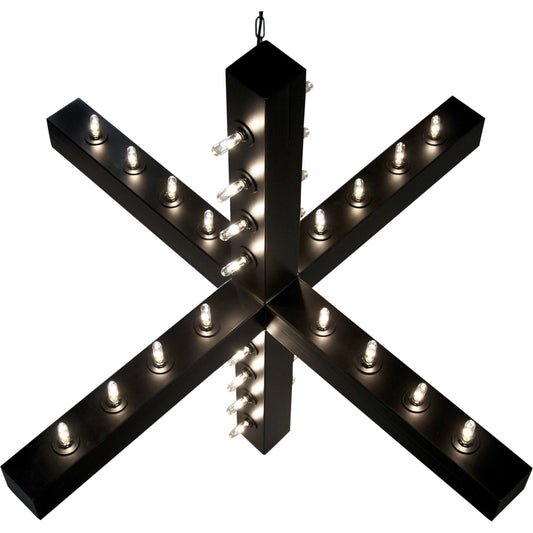 Cruzar Light by Noir in metal. Made from metal in a modern style.